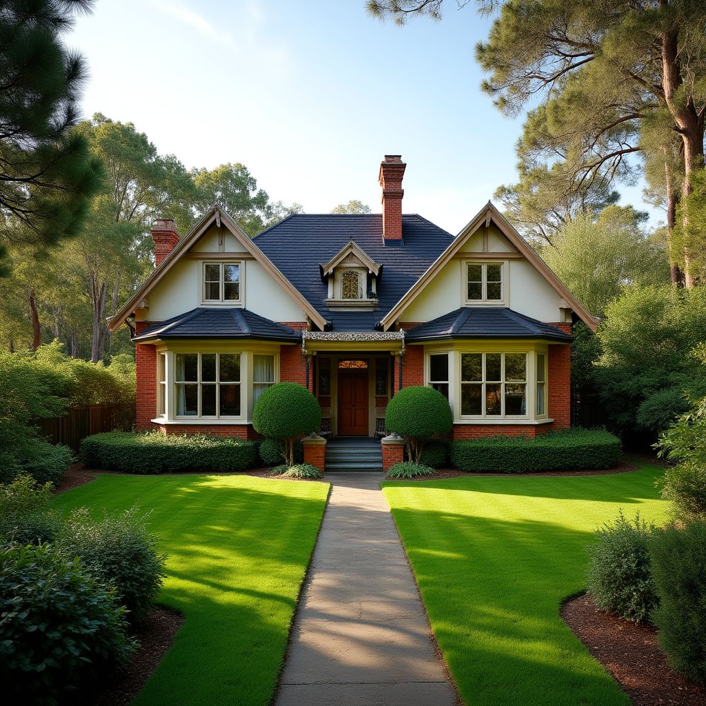 Surrey Hills neighborhood with historic homes and gardens